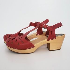 swedish hasbeens Women's Lacy Platform Sandal